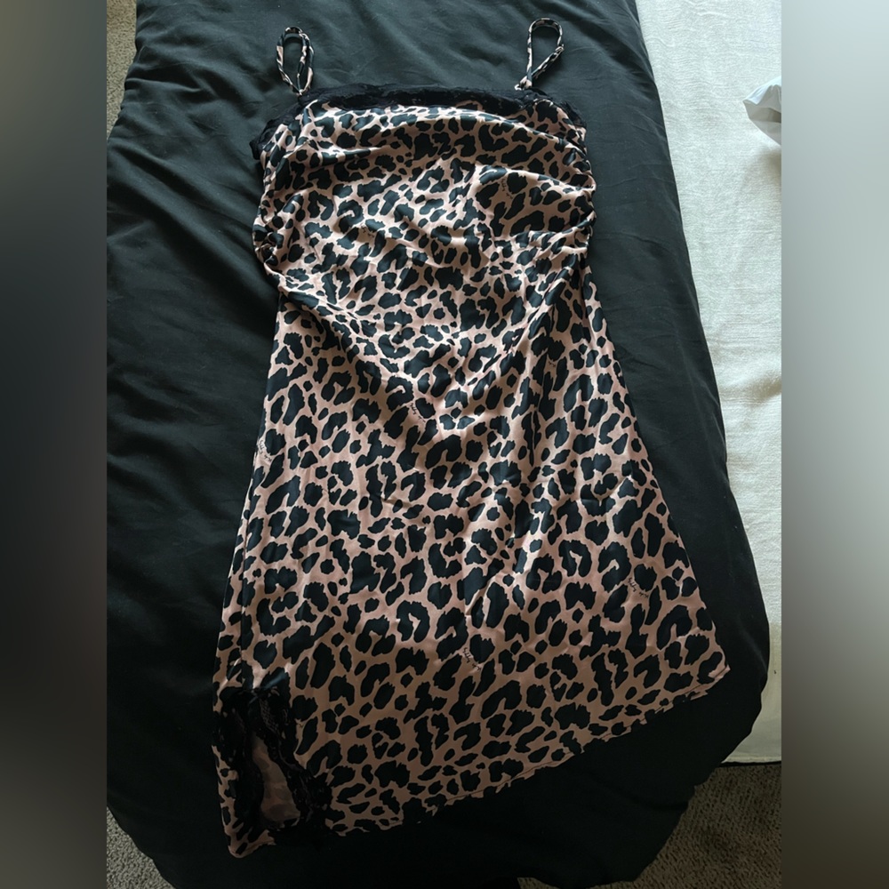 The kids supply cheetah print slip dress